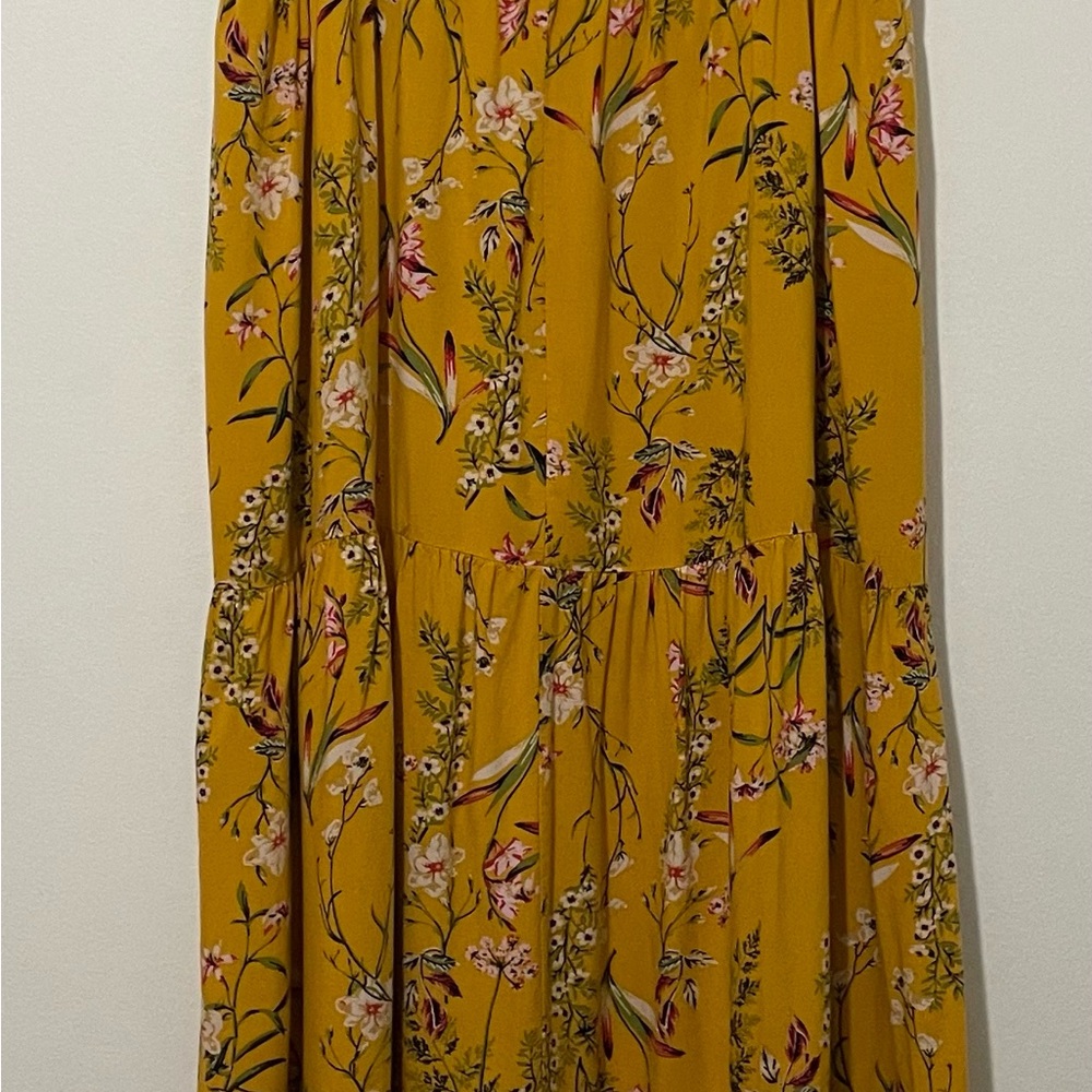 Jessica Simpson Alanis womens pin tuck long sundress - Picture 3 of 10
